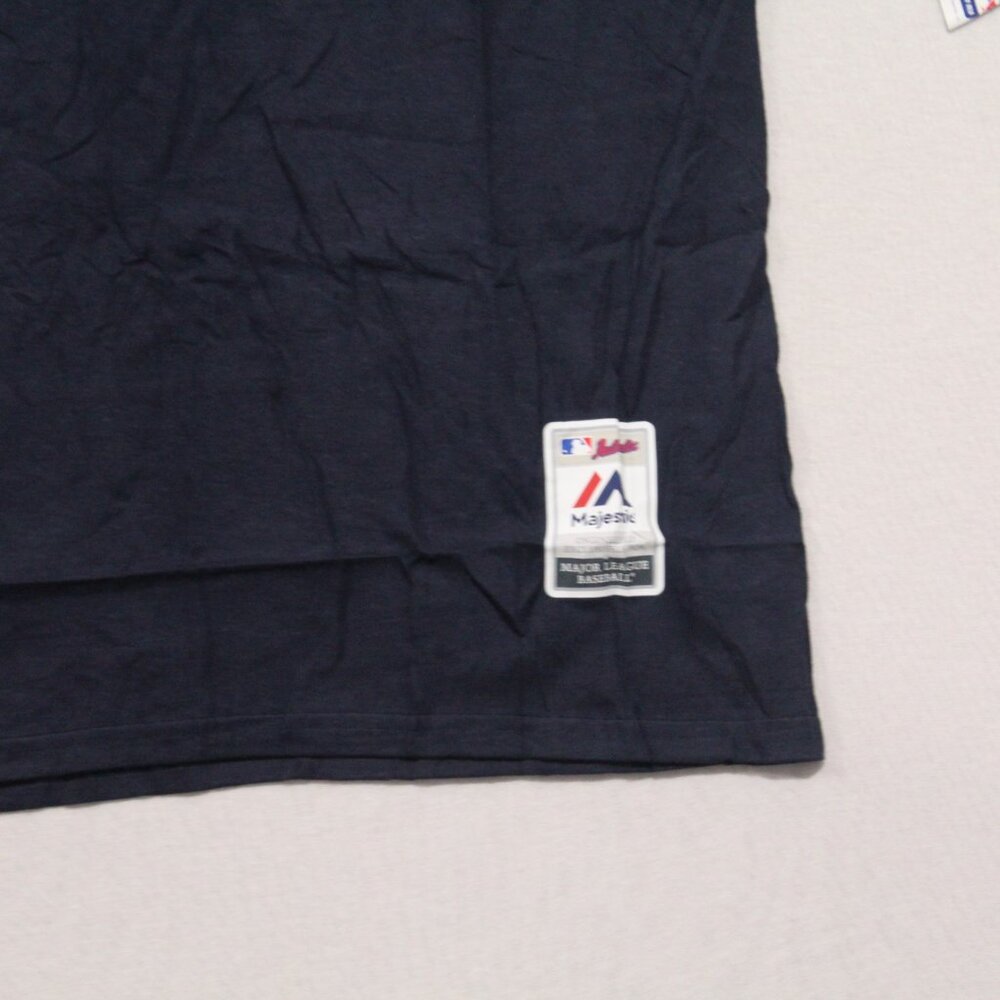 Majestic Authentic New York Yankees Blue Men Tee Shirt Size Large - Picture 4 of 10